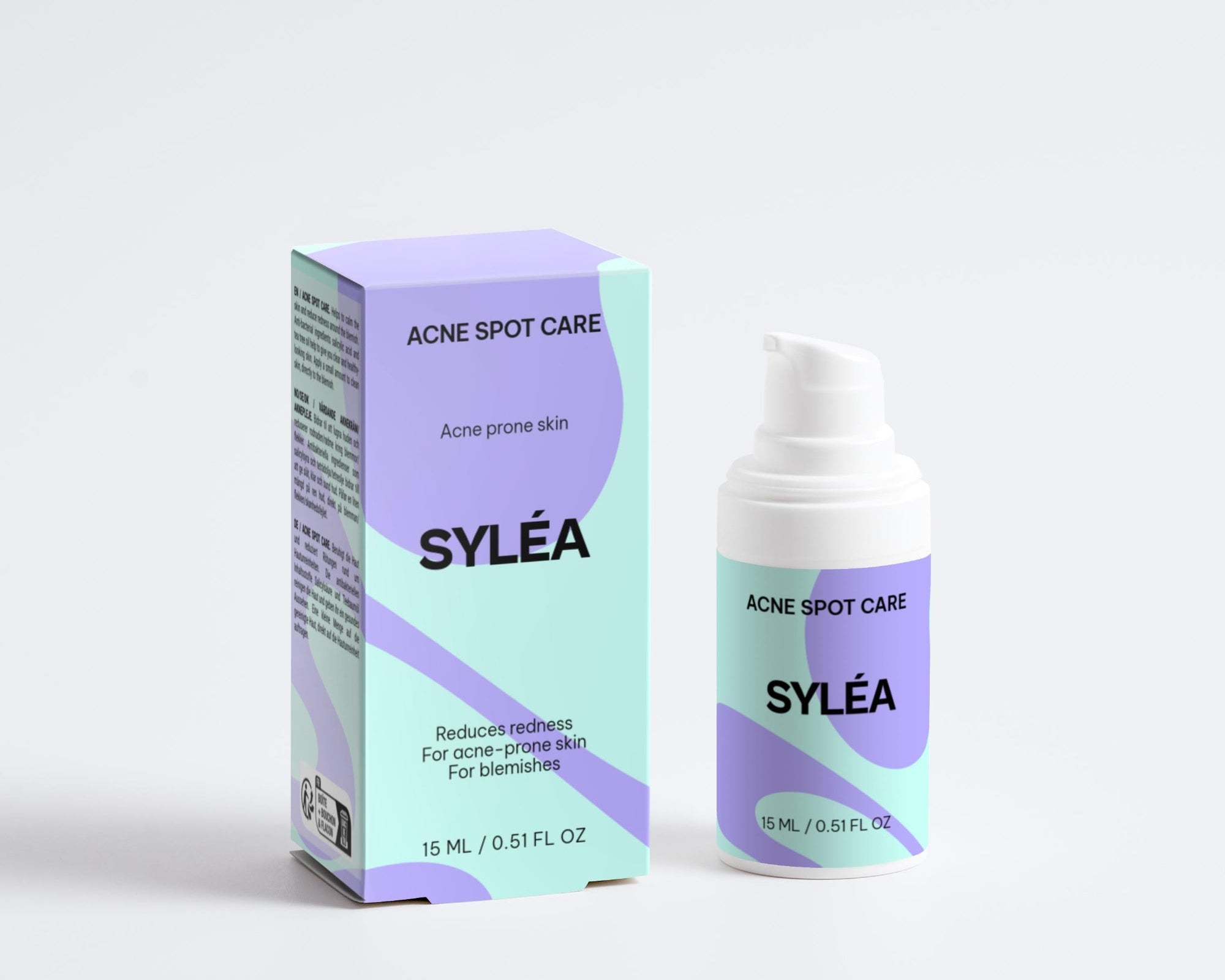 SYLÉA Acne Spot Care serum 15ml for acne-prone skin with salicylic acid and tea tree oil