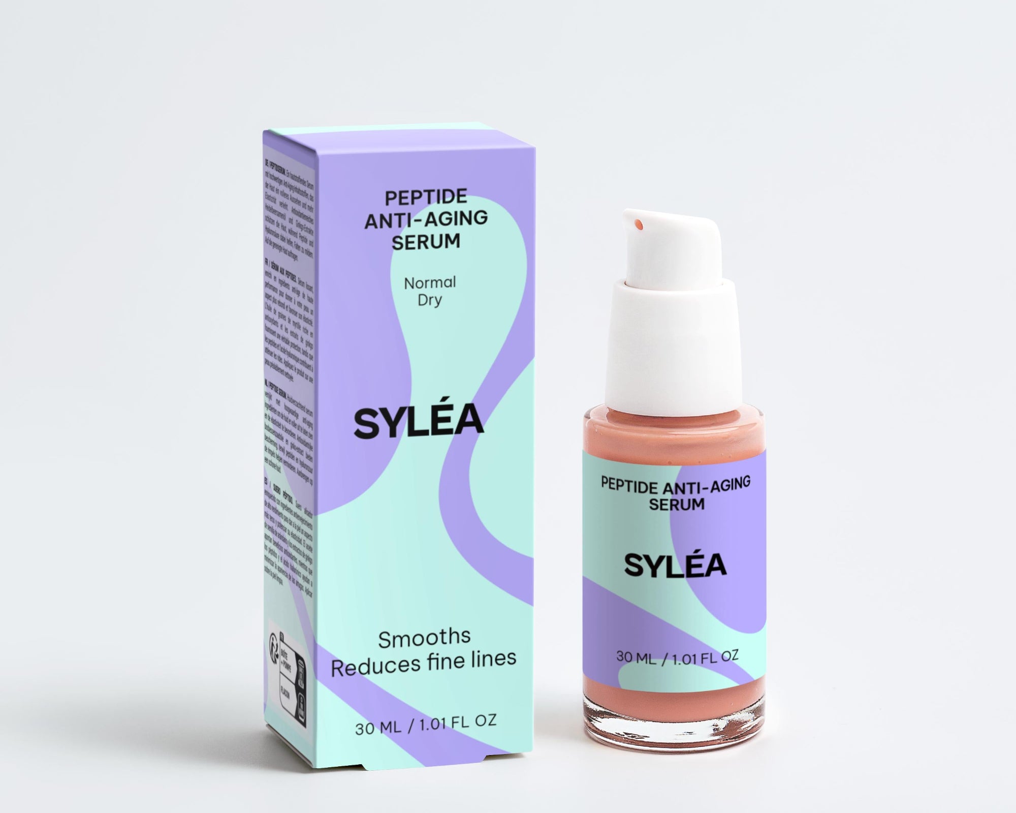 SYLÉA Peptide Anti-Aging Serum 30ml with box packaging